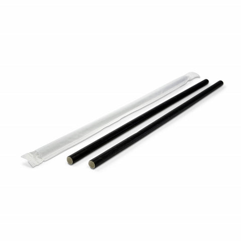 Black Paper Straws - 1000pcs per case